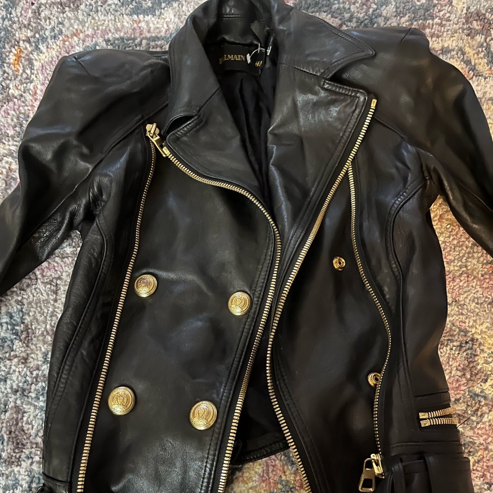 Balmain X H&M Leather Jacket